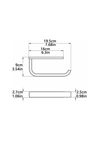 Pazly Duvara Monte Krom Kaplama Bakır Tuvalet Kağıdı Tutucusu - Mutfak & Banyo Diğer