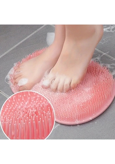 Willowhaven Mavi Dayanıklı Neopren Duş Matı Derin Peeling Ve Sırt Fırçası