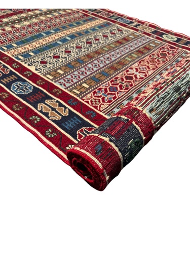 El Dokuma Sıfır İran Sumak Kilimi 84x200 Yün Yolluk