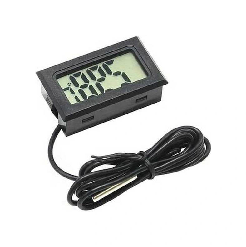 Trendooze Turcoshop11 Fy-10 Akvaryum Termometre Sondalı Sıcaklık Nem Ölçer 1m