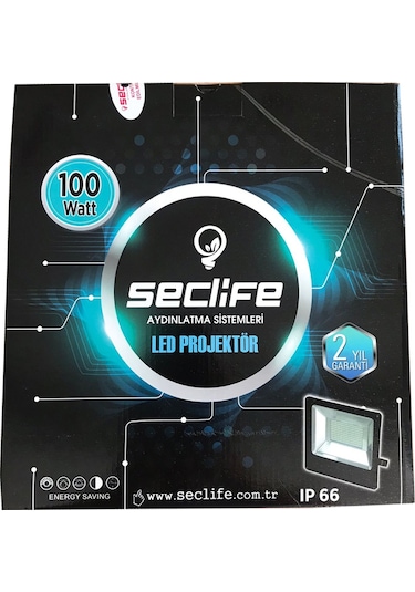 Seclife Nova-13100 100w Led Projektör 6500k Beyaz