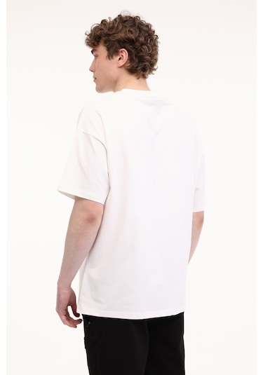 Lotto M-zane Tee 5fx Ekru Erkek Kısa Kol T-shirt Bej