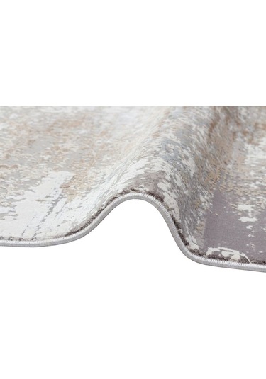 Hoom Rugs Franko Fs 05 Stone Viskon & Akrilik Yüksek Dokulu Modern Salon Halısı Taş