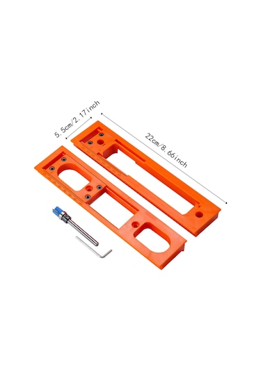 Homyl Kapı Menteşesi Jig Kilidi Ahşap Dolap Donanımı Yuvası 5,5cmx22cm