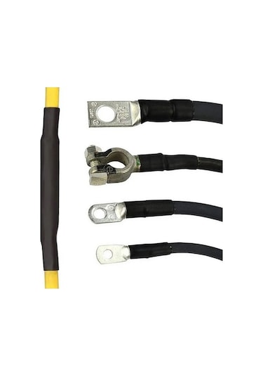 Isıyla Daralan Makaron Seti - 127 Adet - Siyah