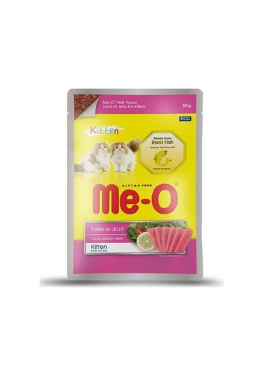 Me-o Kitten Jöle İçerisinde Ton Balıklı Yavru Kedi Konservesi 80 G