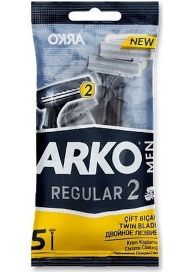 Arko Men Regular 2 Çift Bıçak Tıraş Bıçağı 5'li