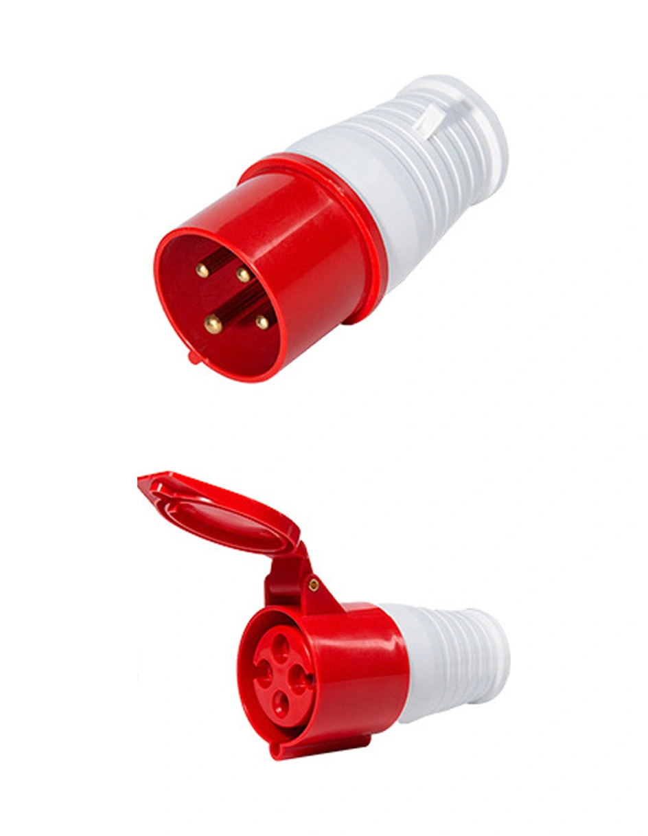 Skycity Endüstriyel Su Geçirmez 4 Pinli 16a Uçak Soketi 3 Fazlı 4 Tel 380v Sahne Işıkları İçin Abd-314 Kaliteli Soket Serisi