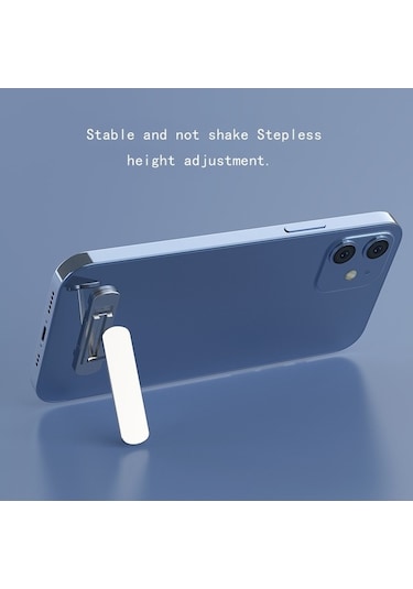 Ebitda Zj-02 Ayarlanabilir Açı 360 Derece Dönen Havacılık Sınıfı Alüminyum Alaşımlı Katlanır Kickstand - Kırmızı