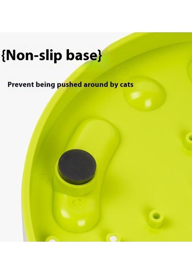Dm Abs Interaktif Kedi Labirent Oyuncak Yavaş Besleyici Kase Anti-boğulma Sindirim Destek