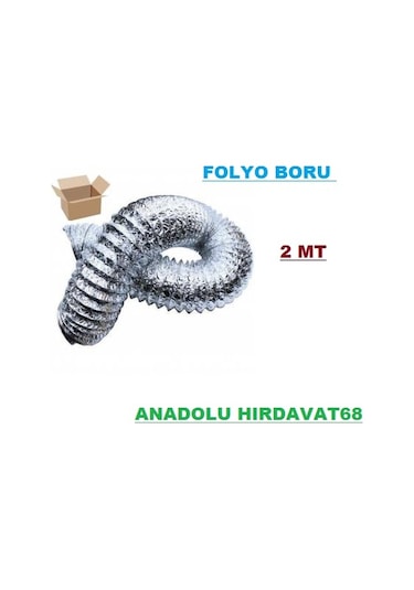 2 Mt Telli Aspiratör Borusu Şohben Davlumbaz Baca Borusu