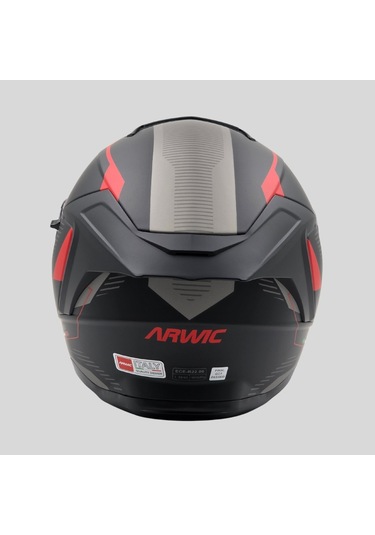 Arwic AR950 Torino Çene Açılır Ece-R 22.06 Motosiklet Kaskı Siyah