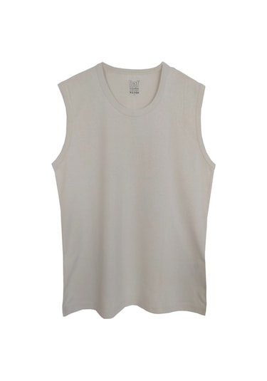 Siyah Erkek Düşük Kollu T-Shırt-Siyah