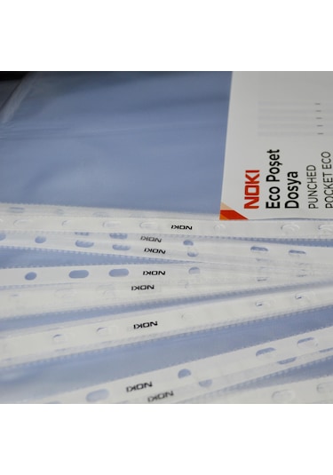 Noki Eco Poşet Dosya 100 Adet 10'lu Paket