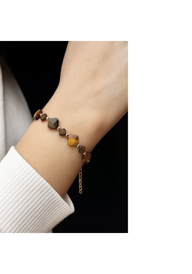 Kaplan Gözü Doğal Taş Bileklik Liderlik Özgüven Ve Odaklanmataşı