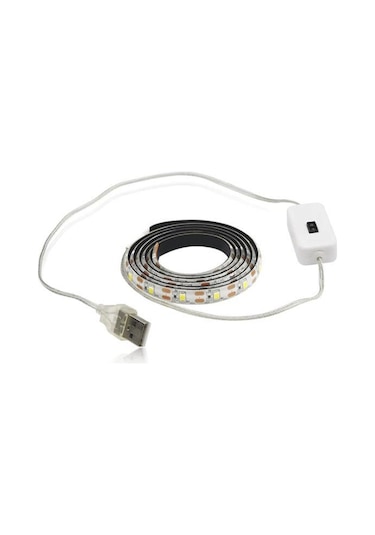 Azemax Usb Sensörlü Şerit Led/1 Metre /beyaz