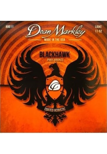 Dean Markley Blackhawk 8011 Kaplamalı 11-52 Akustik Gitar Teli