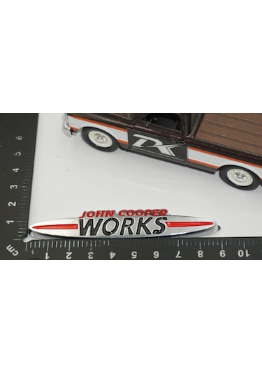 Dk Tuning Mini John Cooper Works Ön Panjur 9cm Metal Logo Arma Bagaj Arma