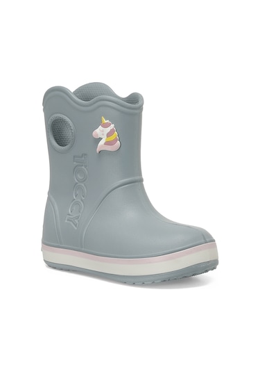 Bınono Tog P 3pr Grı Kız Çocuk Yağmur Çizmesi 000000000101486691 Gri - Pembe