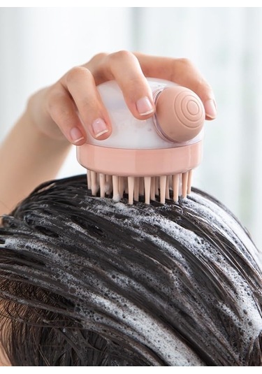 Nwn-93 Şampuan Hazneli Taraklı Saç Yıkama Şişesi - Kafa Masajı