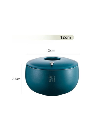 Kapaklı Yemek Kasesi Gıda Sınıfı Isı Yalıtımlı Paslanmaz Çelik Japon Tarzı Salata Karıştırma Kasesi Günlük Kullanım İçin Mutfak Aleti Mavi