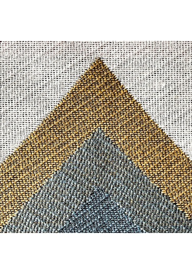 Alesta Home 6'lı Zigzag Desenli Kumaş Amerikan Servis 50 x 35 CM Kırmızı