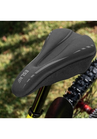 Besthome1 Suntek Bisiklet Koltuk Minderi, Sele Kılıfı, Siyah, Düz Renk, Uygunluğu Geniş Siyah