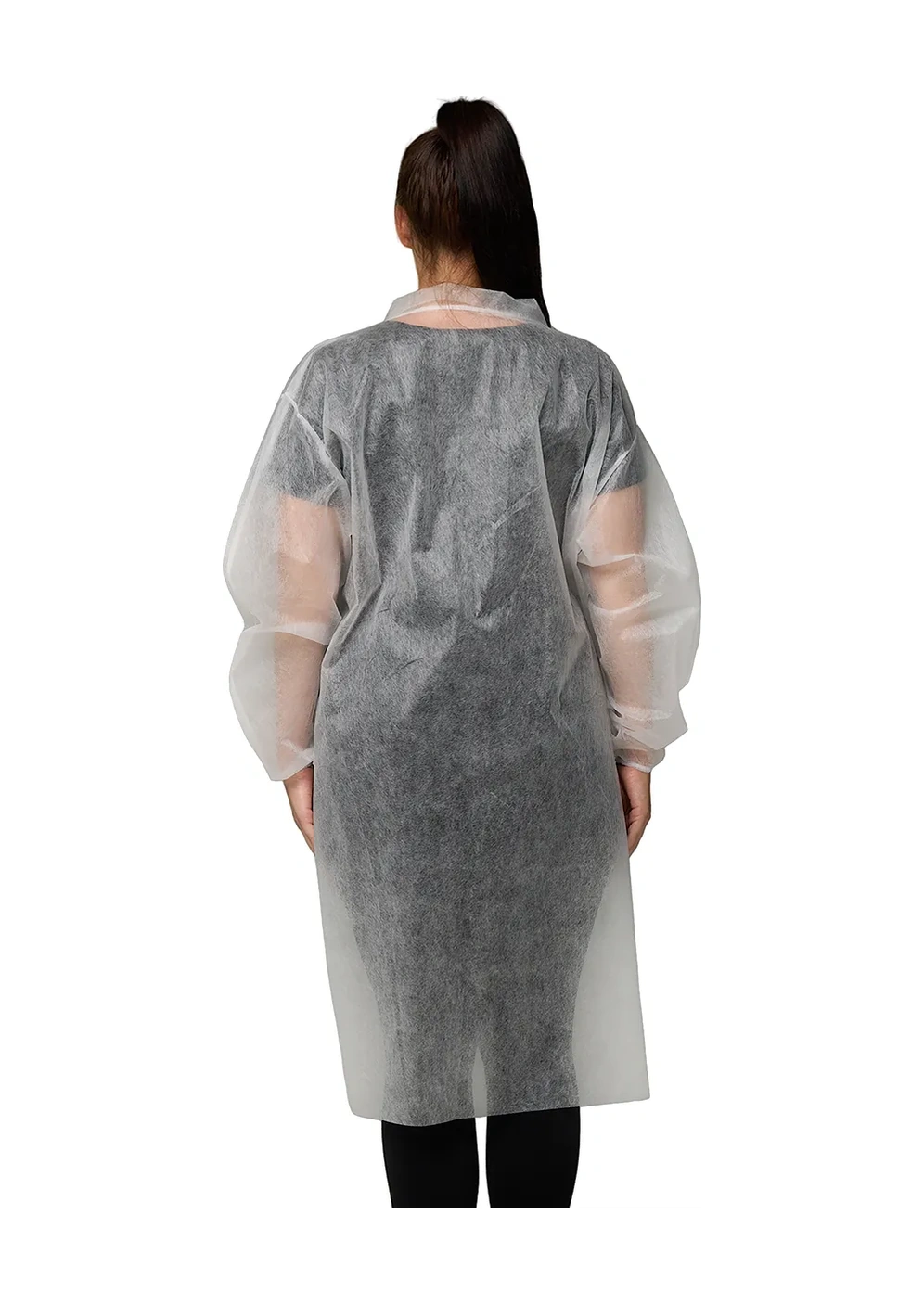 Komus Tek Kullanımlık Düğmeli Medikal Önlük, Xl Beden, 10 Adet 276107210 Beyaz