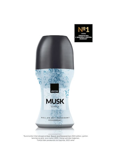 Musk Exhale Roll On 50 Ml. Üçlü Paket