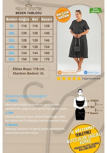 Kadın Büyük Beden Puantiyeli Ve Leopar Desenli Elbise 001