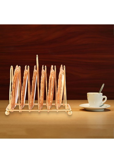 Xurunkeji Seri 6 Parça Roller Coaster Yaratıcı İçecek Coaster Dekoratif Çerçeve Kaymaz Metal Coaster Masaüstü Ekranı Direk Çerçeve, Mutfak, Sehpa Dekorasyonu Altın Altın