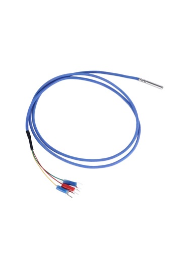 Skycity Su Ve Yağa Dayanıklı Pt100 Sıcaklık Sensörü - Paslanmaz Çelik Sondaj, Ptfe Tel, -50 C/+350 C Aralığı, 4x30x1000mm