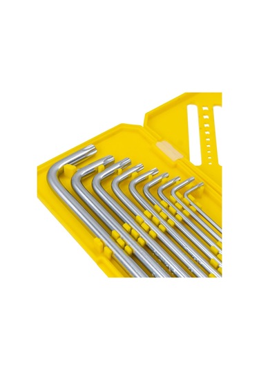6478 Uzun Tip Delikli Torx L Allen Anahtar Takımı 9 Parça