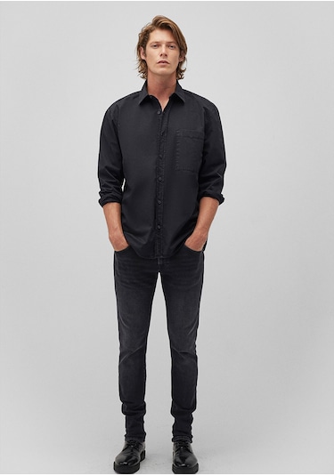 Mavi - Siyah Gömlek 0211113-900 Siyah