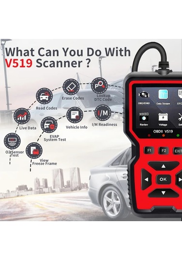 Lumaworld Siyah Obd2 Okuyucu Araç Tanılama Cihazı Canlı Veri Akışı Ev Uyumlu Tüm 1996 Sonrası Arabalar İçin