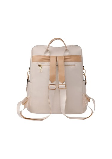 Ranyeek Kadınlar İçin Su Geçirmez Çanta - Oxford Kumaş, Çok Bölmeli, Seyahat-iş-okul Kullanıma Uygun Gri Renk Sırt Çantası Çok Renkli