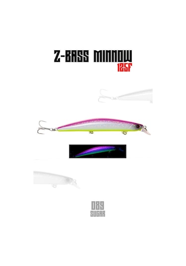 Fujin Z-Bass Minnow 125F 12.5 cm 21 gr Maket Balık