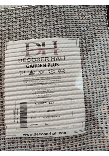 Decoser Garden Plus 027 Kiremit Siyah 120 180