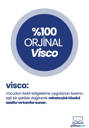 Ortopedik Bel Minderi Visco Sırt Minderi Ofis, Ev, Araç Bel Destek Minderi Siyah