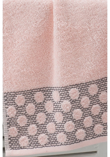 Point Antrasit Pudra El Ve Yüz Havlu Seti 50X90 Cm 4'lü Pudra