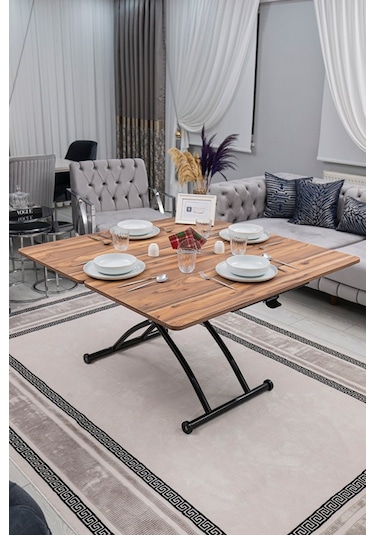 Juppo Üst Tabla Mdf Urartu Oval Köşe Alt Siyah Dışa Kıvrım