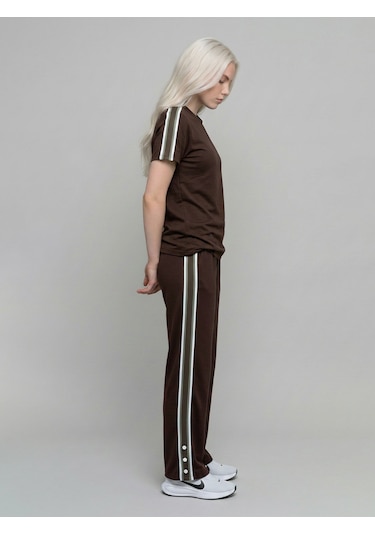 Fonna Fashion Tk-1002 Bayan Takım Kahve