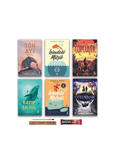 Genç Timaş İçimdeki Müzik - İçimdeki Melodi - Son Ayı - Kayıp Balina - Çöpçüler - Öteorman Set 6 Kitap
