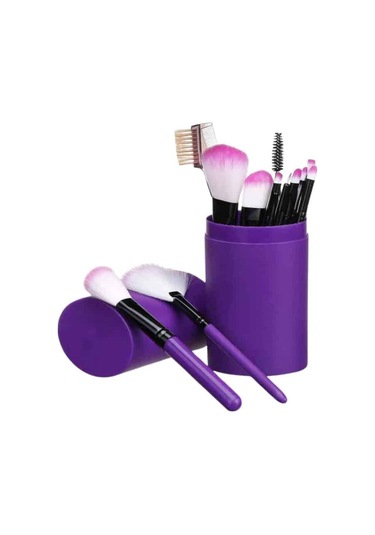 Tüm Yüz İçin 12 Li Makyaj Fırçaları