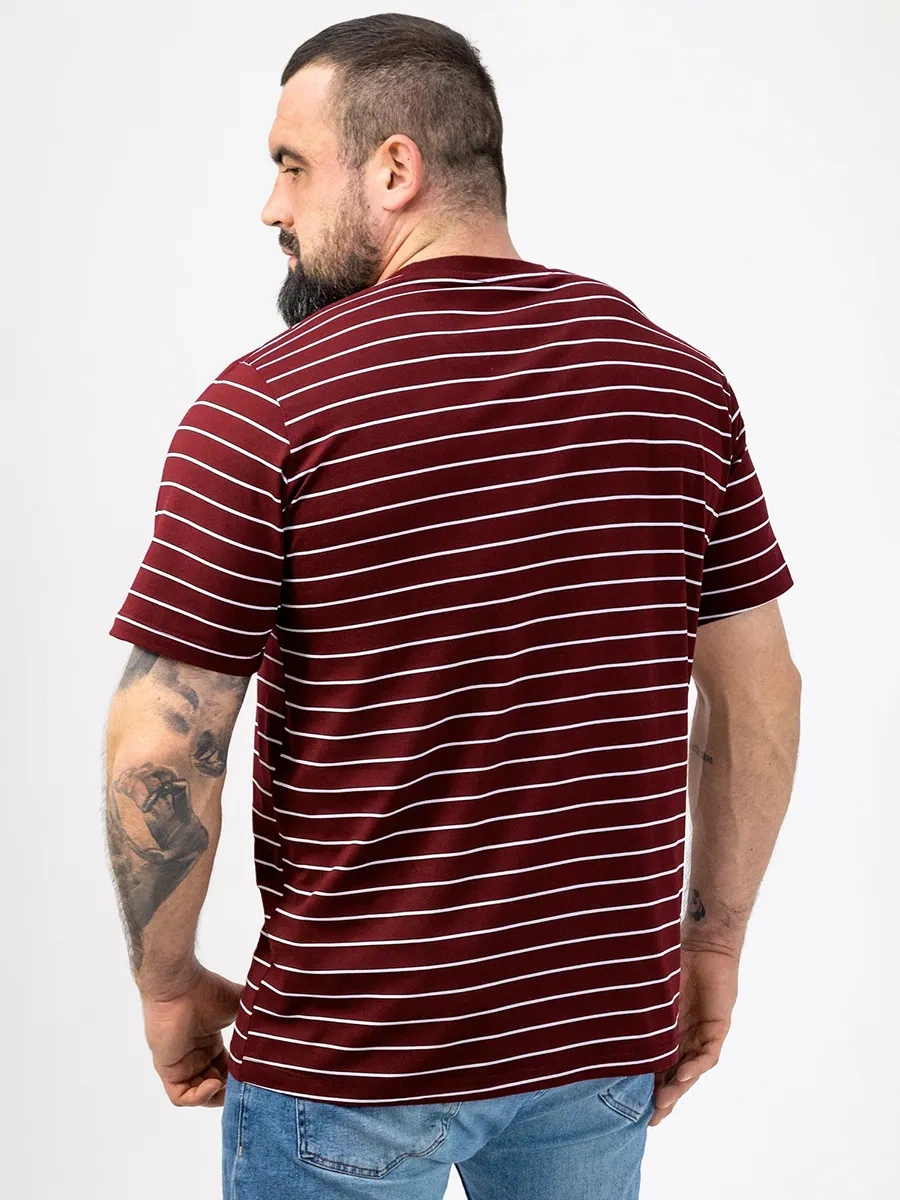 Happyfox Baskılı Büyük Beden Pamuklu Tişört 114523241 Bordo