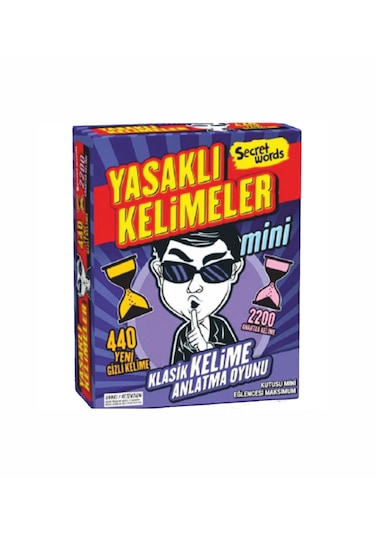 Yasaklı Kelimeler Mini Tahmin Etme Kart Oyunu