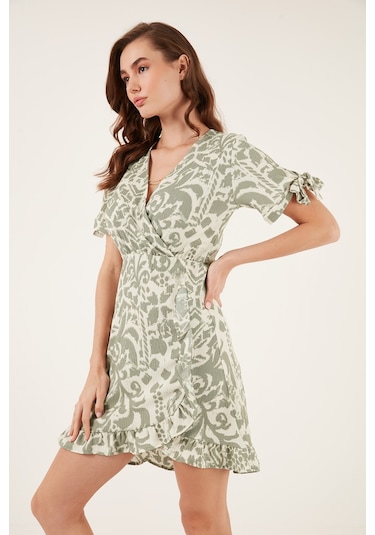 Lela Bayan Elbise 5865725 Olive Yeşil