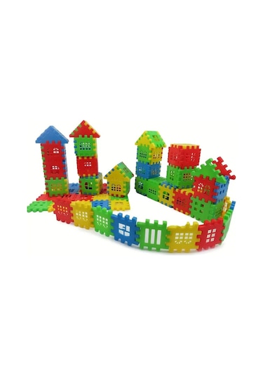 Puzzle City 3d Yapı Ve Tasarım Blokları 128 Parça Eğitici Oyuncak