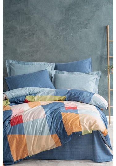 Modern Tek Kişilik Nevresim Takımı Cosy Mavi