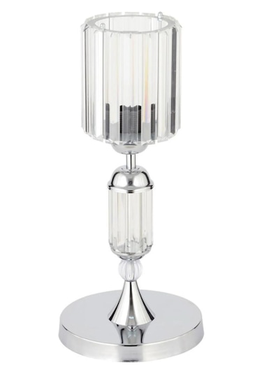 İstanbul Avize Kristal Taşlı Gümüş Kasalı Y-15 Gümüş Taş Kafalı Abajur